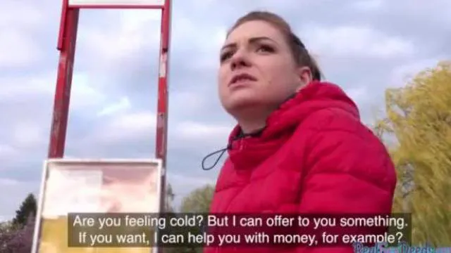 Czech girl gets money for sex