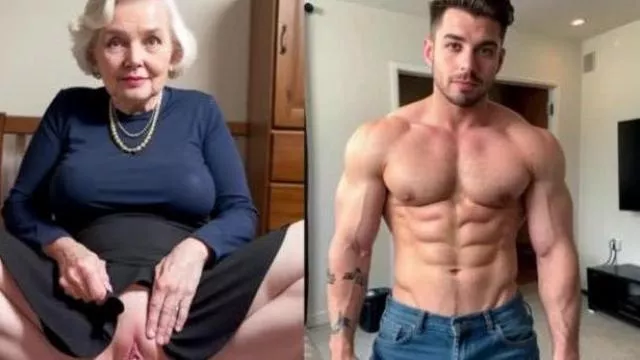 真实的 67 岁老奶奶极端粗糙的肛门性交