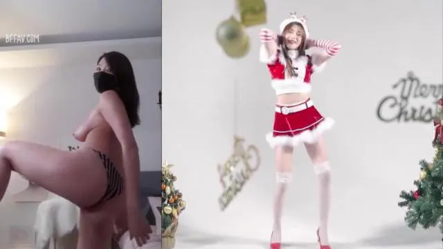Sexy Aziatisch meisje danst naakt op TikTok